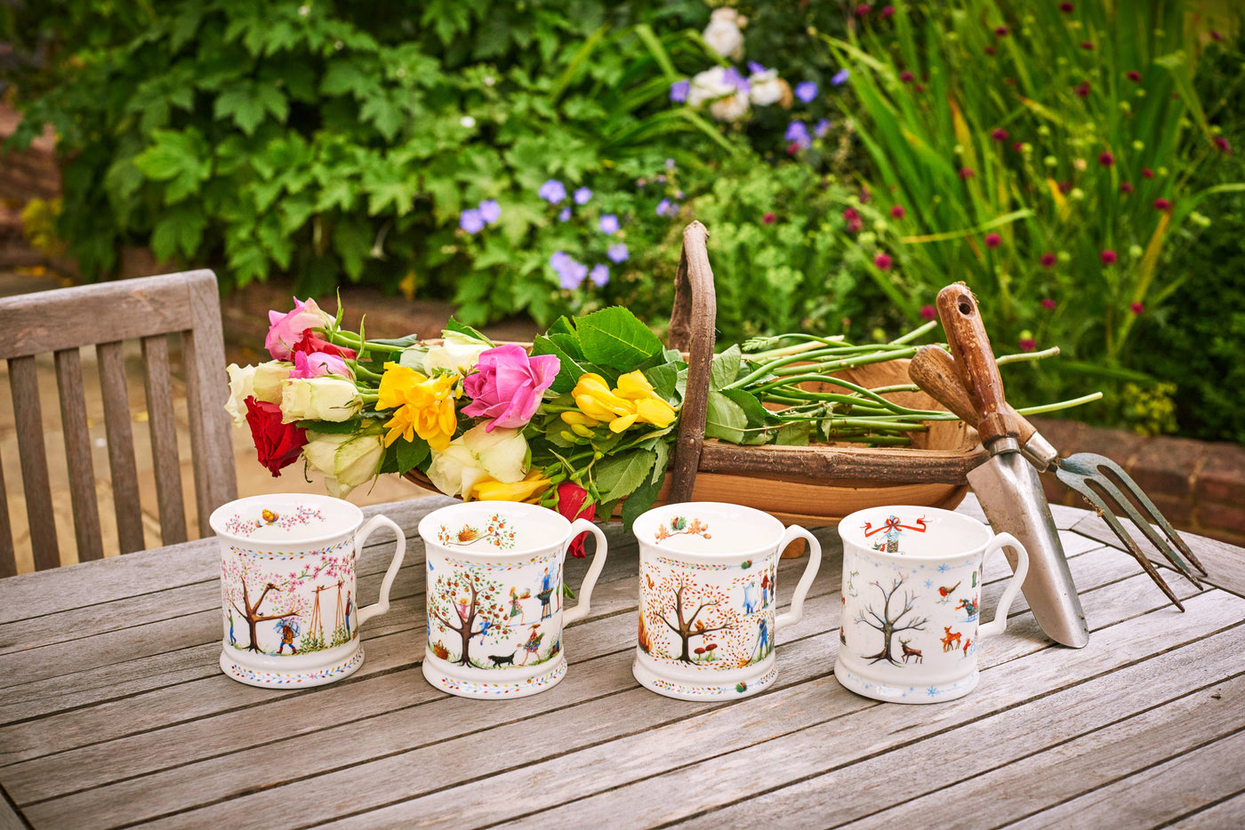 Jane Abbott Tasse - Die Vier Jahreszeiten (Frühling)