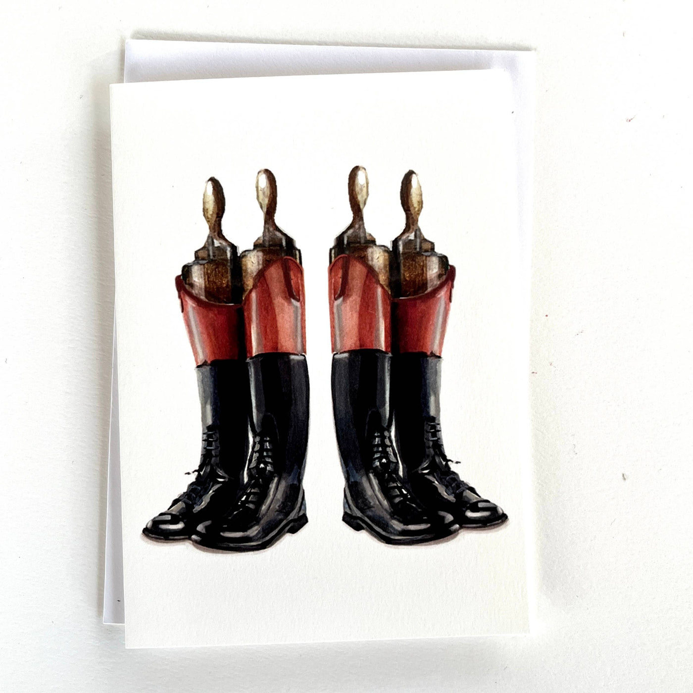 Greeting card - Riding boots