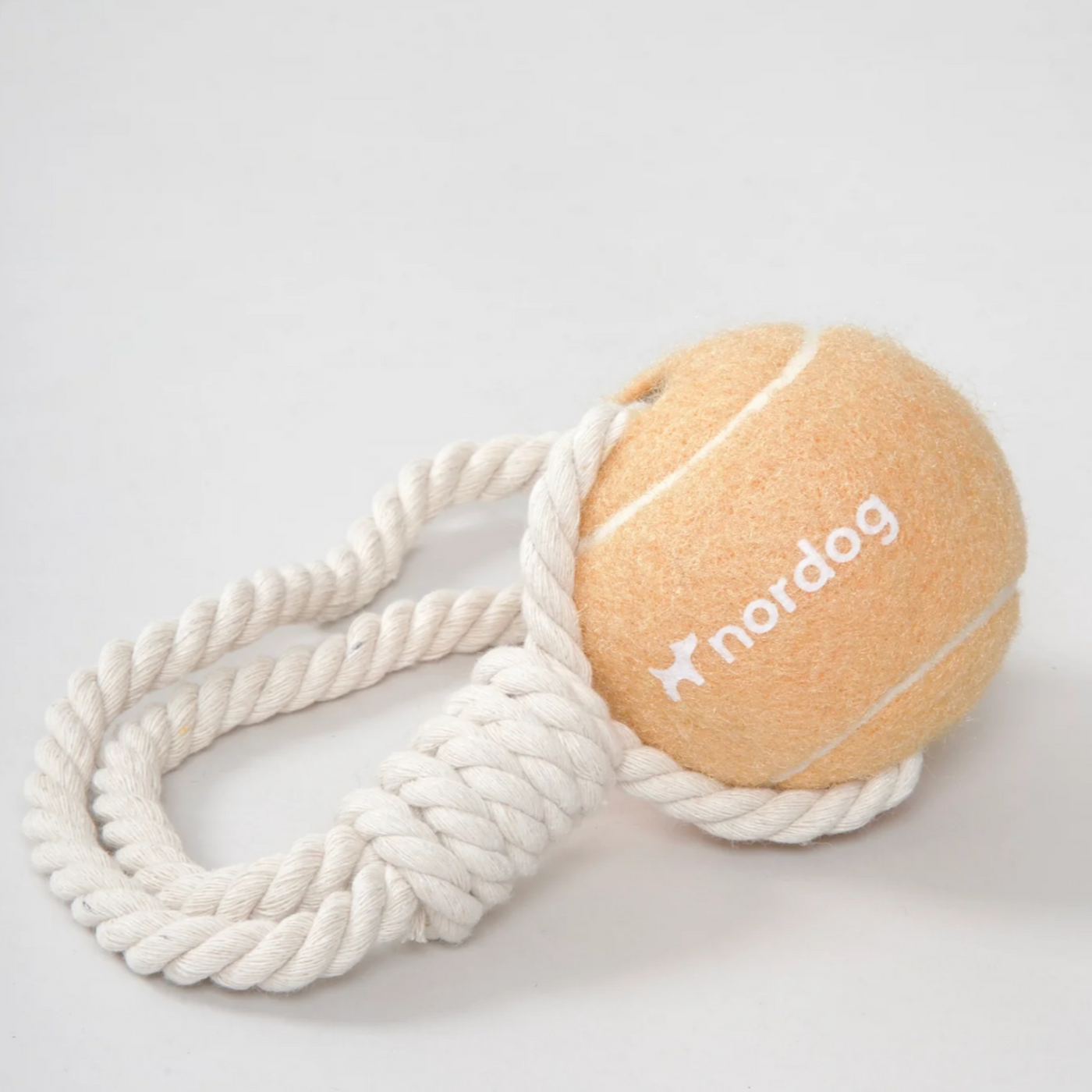 Nordog - Tennisball mit Seil Orange