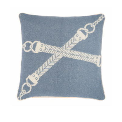 Classic bridle cushion New Zealand wool