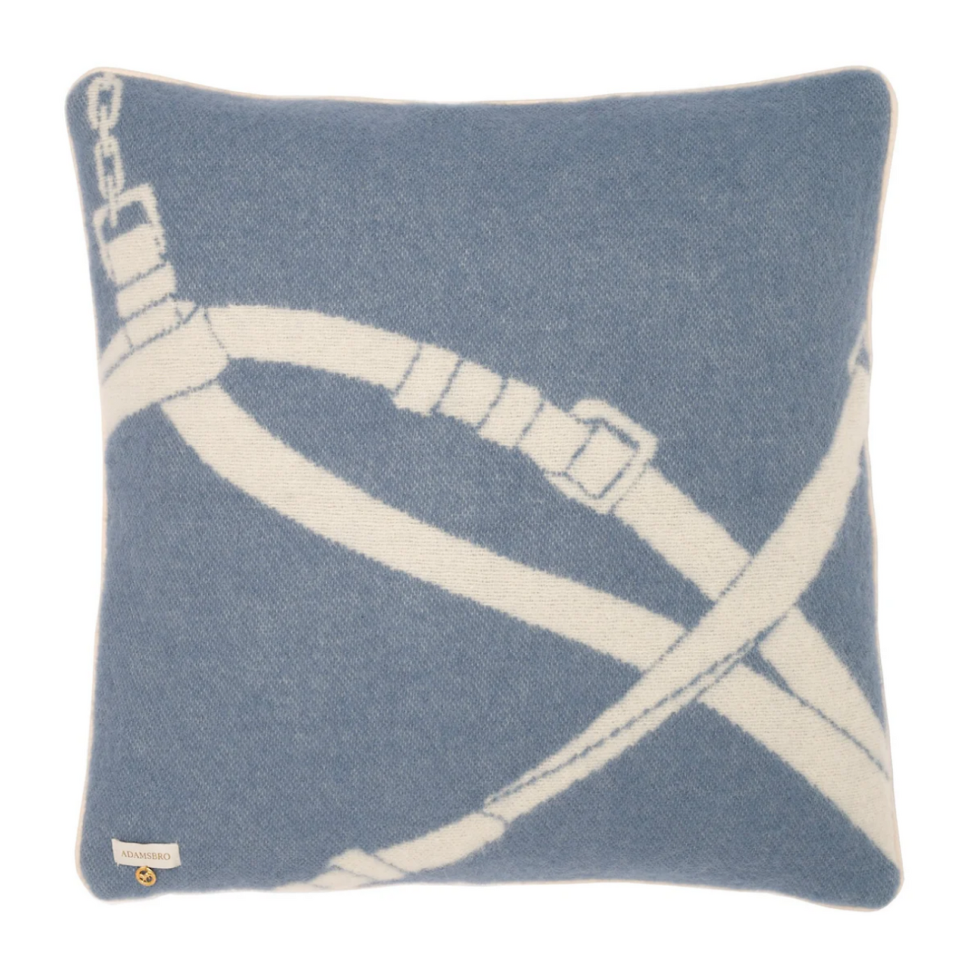 Classic bridle cushion New Zealand wool