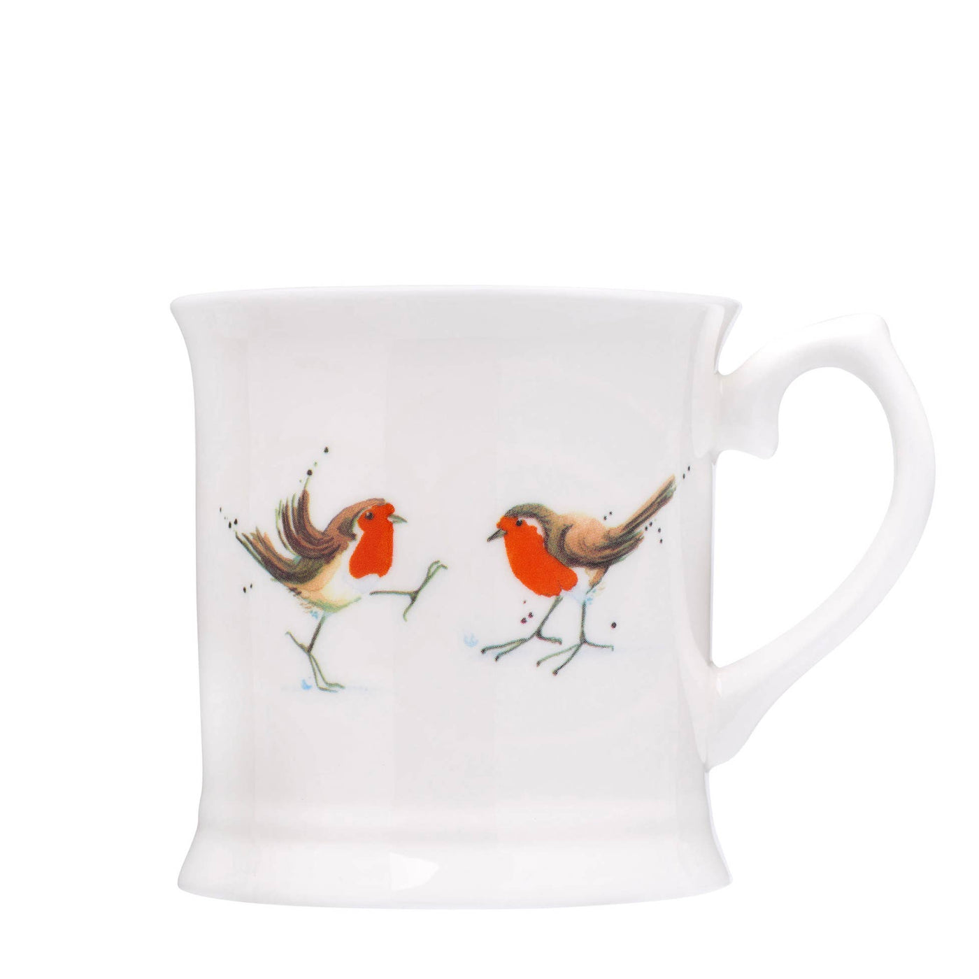 Jane Abbott Tasse - Rotkehlchen Winter